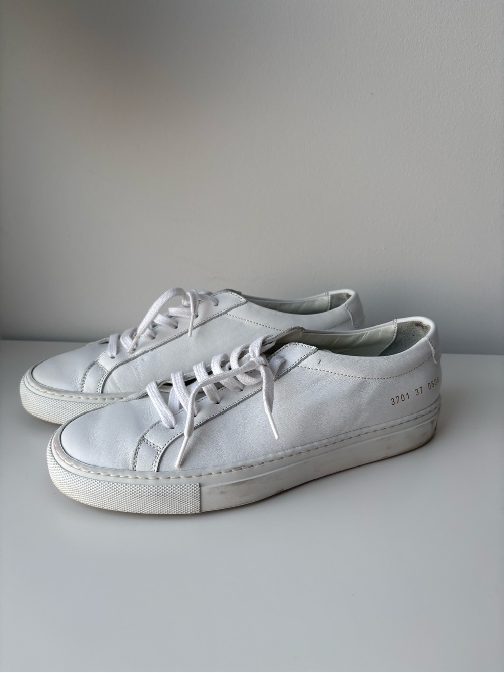 Common Projects White Achilles Leather Sneakers